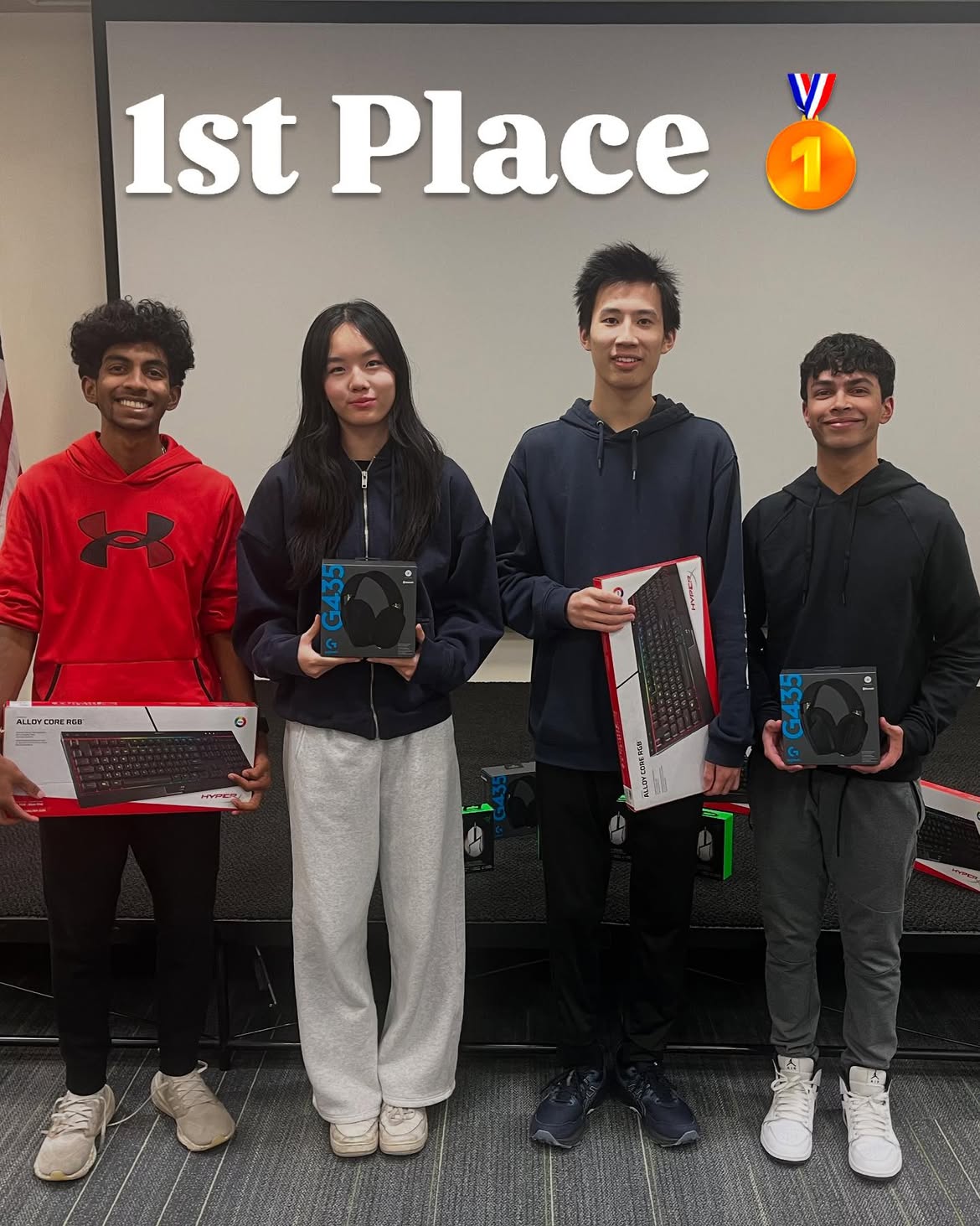 First place winners 