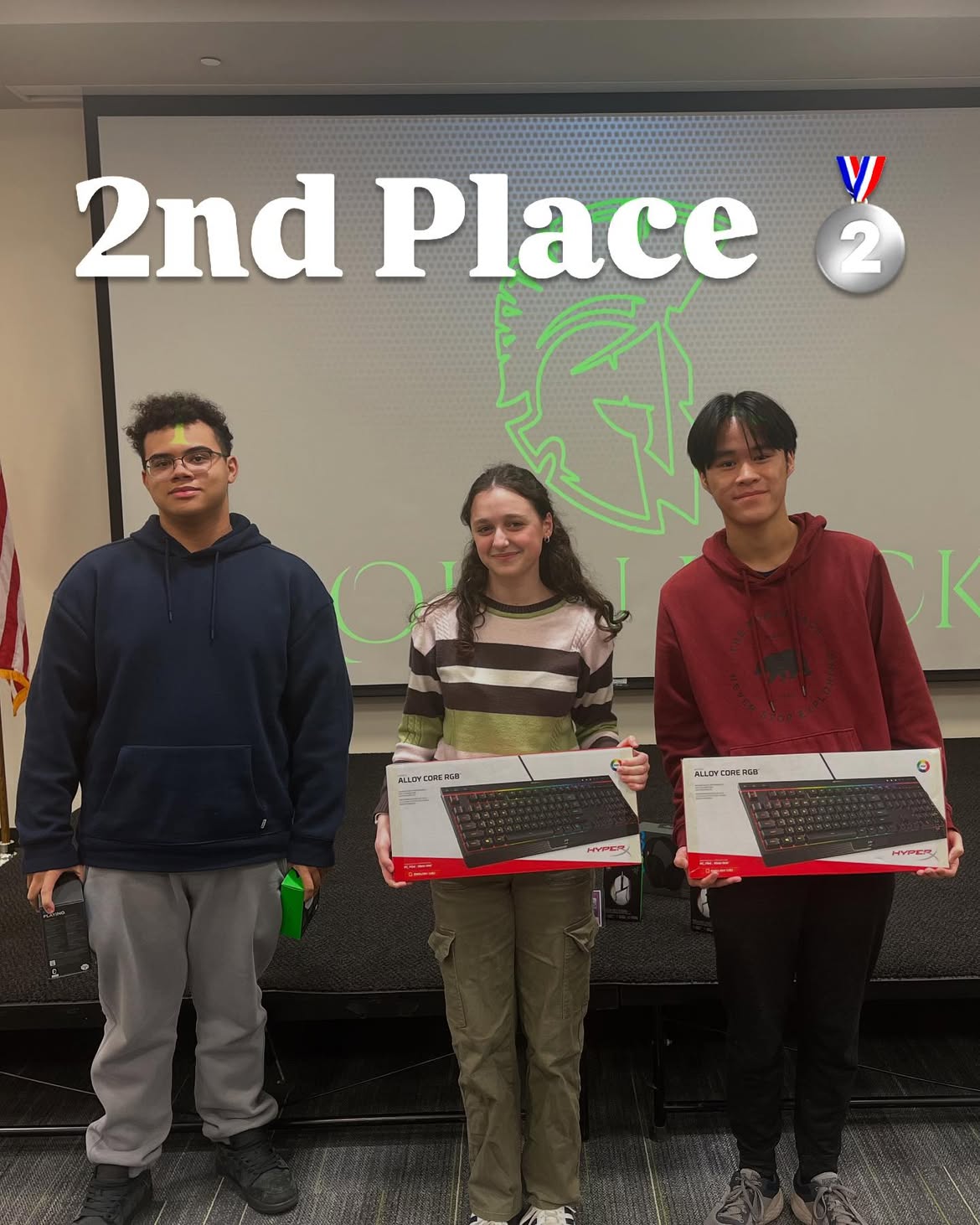 Second place winners